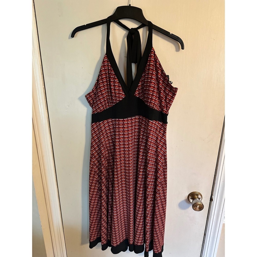 Vintage R&K Originals Halter Dress Sleeveless Sundress‎ Woman's Size 14 Party - Picture 8 of 9